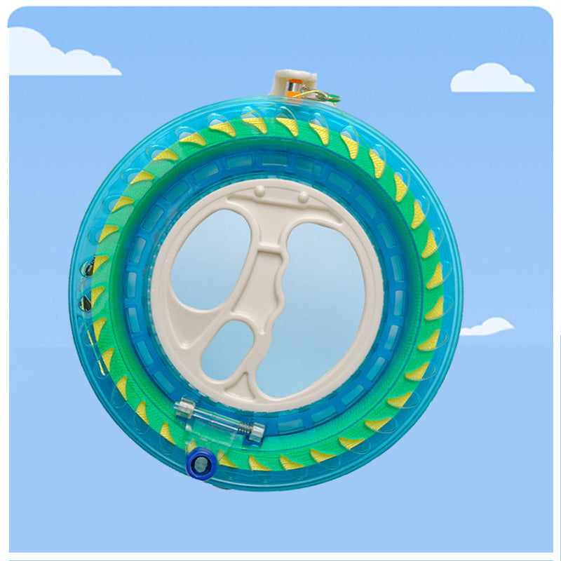 18cm Steel Ball Bearing Kite Reel - Anti-Reverse Design with 200m String for Outdoor Kids/Adults